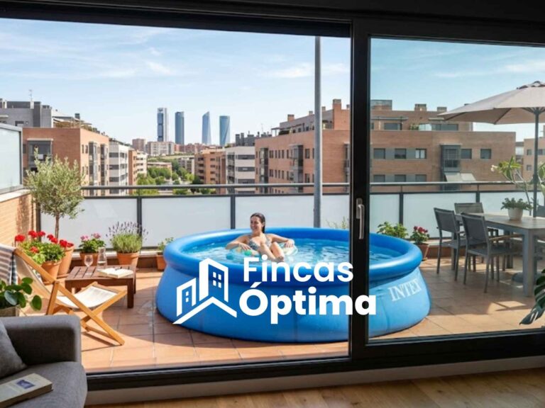 piscinas portatiles terrazas capacidad carga